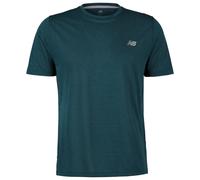 New Balance - Athletics Run S/S - T-shirt de running - M - medusa green heather