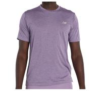 New Balance T-shirt Athletics Homme Running séchage rapide Violet Taille S