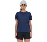 New Balance Athletics T-Shirt Femme M Bleu Marine