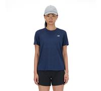 T-shirt New Balance Athletics manche courte bleu marine femme - S
