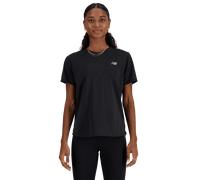 New Balance Athletics T-shirt Femme - T-Shirts, Noir - Taille L - Poly Jersey Black L