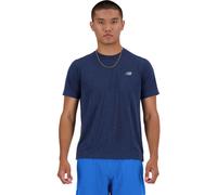 New Balance Athletics Short Sleeve T-shirt Bleu XL Homme
