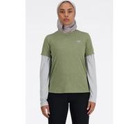 New Balance Athletics T-shirt In Green Taille: L | Hauts de sport Outlet | Femme | Vert