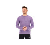 New Balance T-shirt Athletics Homme manches longues Violet Taille M