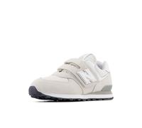 Baskets New Balance 574 Hook And Loop beige blanc junior - 34.5