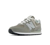 New Balance Enfant 574 Core Lace en Gris/Blanc, Cuir, Taille 30.5