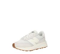 New Balance Unisexe 370 en Blanc/Gris, Suède/Mesh, Taille 38 Large