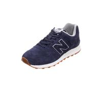 Baskets Homme New Balance Ml574 Pigsuede Pack Bleu foncé - 41.5 EU - Cuir - Lacets 42