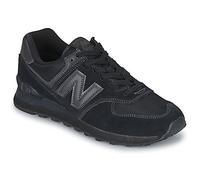 Basket Cuir - NEW BALANCE - 574 - Homme - Noir - Lacets 40