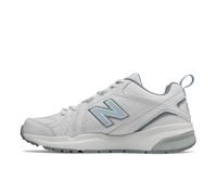 New Balance Femme WX608V5 en Blanc/Bleu, Cuir, Taille 37