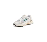 New Balance Baskets unisexes 9060, Blanc/vert, 37.5 EU
