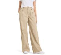 New Balance Boylston Twill Trouser Femme - Pantalons, Beige - Taille M - Jersey de coton Beige M