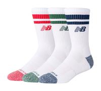 New Balance Chaussettes Crew Active Lifestyle Striped Assorti