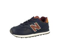 new balance Chaussure à lacets '574' bleu foncé / caramel / cognac, Taille 42