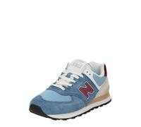 new balance Chaussure basse '574' bleu-gris / bleu clair / greige / bourgogne, Taille 39,5