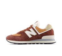 Baskets New Balance 574 orange marron blanc - 44.5
