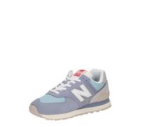 new balance Chaussure basse '574' turquoise / gris / lilas / blanc, Taille 42