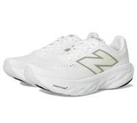 New Balance Chaussures de Course Fresh Foam X 1080 V14 pour Femme, Blanc/Or Clair métallisé/sel de mer, 41 EU