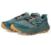 New Balance Chaussures de Course Fresh Foam X Hierro V9 pour Homme, Genévrier foncé/Noir/Abricot séché, 45 EU