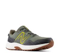 New Balance Chaussures de Course sur Sentier 410 V8 pour Homme, Olive foncé/Citron Gingembre/Noir, 45 EU