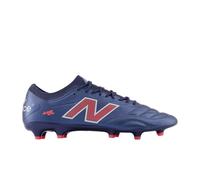 New Balance Chaussures de football 442 Elite FG V2 pour homme, Nb Navy avec argent et rouge énergie, 10.5 Women/9 Men