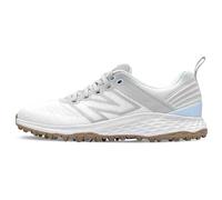 New Balance Chaussures de Golf Fresh Foam Contend V2 pour Femme, Blanc/Gris, 7.5 Wide