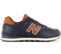 New Balance Classic 574 Leather - Hommes Baskets Sneakers Chaussures Bleu Ml574 Ml574omc - 44 1/2