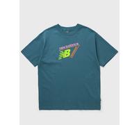 New Balance T-shirt 'Classic' Homme bleu ciel/jaune fluo/orange/rose clair Taille S