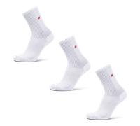 New Balance Crew 3 Pack Unisexe - Chaussettes, Blanc - Taille 43-46 - Coton White 43-46