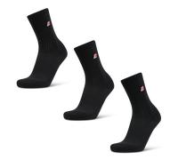 New Balance Crew 3 Pack Unisexe - Chaussettes, Noir - Taille 35-38 - Coton Black 35-38