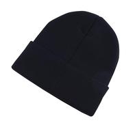 New Balance Cuffed Beanie Flying NB Logo Bonnet, Noir, Taille Unique Mixte