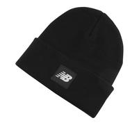 New Balance Cuffed Beanie Flying NB Logo Bonnet, Noir, Taille Unique Mixte