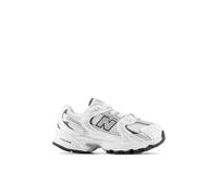 New Balance Enfant 530 Bungee Lace en Blanc/Gris, Synthétique, Taille 21
