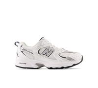 New Balance Enfant 530 Bungee Lace en Blanc/Gris, Synthétique, Taille 30.5 Large