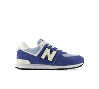 New Balance Enfant 574 Lace en Bleu, Cuir, Taille 38.5