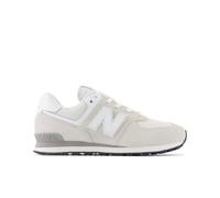New Balance Enfant 574 Lace en Gris/Blanc, Cuir, Taille 37