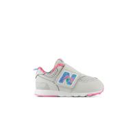 New Balance Enfant 574 New-B Hook & Loop en Gris/Rose, Synthétique, Taille 22.5