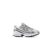 New Balance Enfant 740 Bungee Lace en Blanc/Bleu, Synthétique, Taille 21.5
