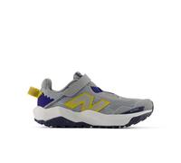 New Balance Enfant DynaSoft Nitrel v6 Bungee Lace with Top Strap en Gris/Bleu/Jaune, Engrener, Taille 28.5