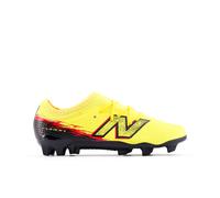 New Balance Enfant Furon Team Jnr FG V8 en Jaune/Noir/Rouge, Synthétique, Taille 34.5