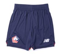 New Balance Enfant LOSC Lille 26/27 Home Youth Short en Bleu, Polyester, Taille YM