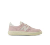 New Balance Enfant T500 Lace en White/Pink, Synthétique, Taille 38.5