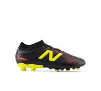 New Balance Enfant Tekela Team Low Jnr FG V5 en Noir/Jaune/Rouge, Synthétique, Taille 32.5