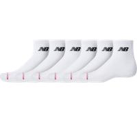 New Balance Everyday Ankle 6 Pairs Chaussettes M Blanc