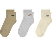 New Balance Everyday Ankle Socks 3-Pack Adults Neutres Multi 7-8.5(M) Unisex