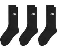 New Balance Everyday Crew Socks 3-Pack Adults Noir 9-11(L) Unisex