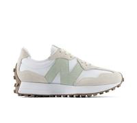 New Balance Femme 327 en Beige/Blanc/Vert, Suède/Mesh, Taille 39