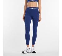 New Balance Femme AC Legging 25" en Bleu, Poly Knit, Taille XS
