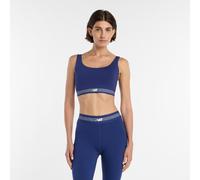 New Balance Femme AC Train Bra en Blue, Poly Knit, Taille L