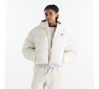 New Balance Femme Boston Puffer Jacket en Beige, Polyester, Taille 2XL